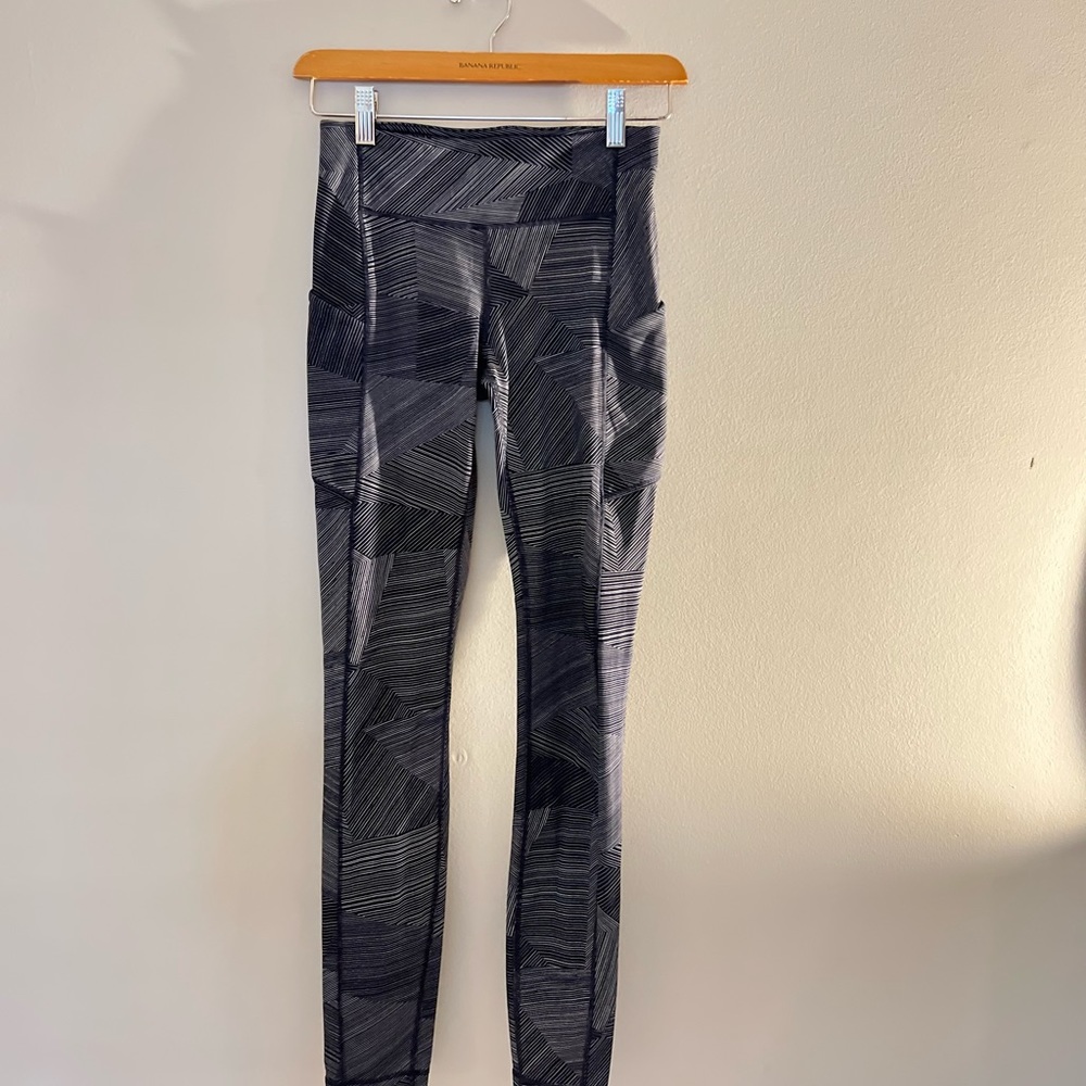 Lululemon Patterned Leggings with Pockets